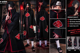 create custom anime cosplay costumes for your character