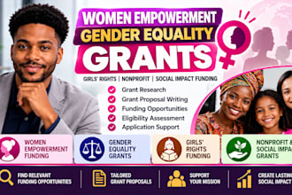write woman empowerment gender equality girls rights nonprofit grant proposals