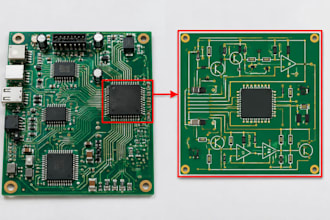 analyze and recreate pcb design with schematic and gerber