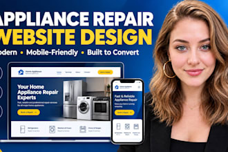 build a wordpress appliance repair website home appliance website