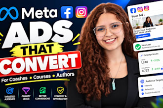 run meta facebook instagram ads for coaches, authors and course creators