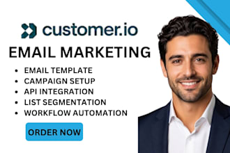 setup saas customer io onboarding emails customer retention automation
