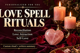 cast love spell reconciliation spell love attraction spell and self love rituals