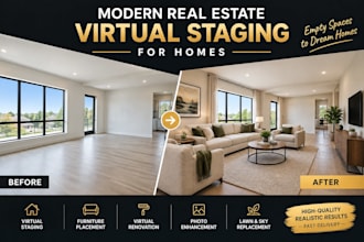 modern real estate virtual staging best home digital staging for property