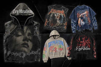 custom vintage y2k and modern streetwear apparel graphics