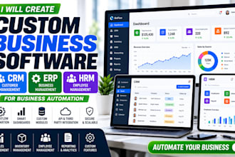 create custom CRM software, erp and hrm systems for business automation