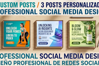 design youtube thumbnails and social media posts