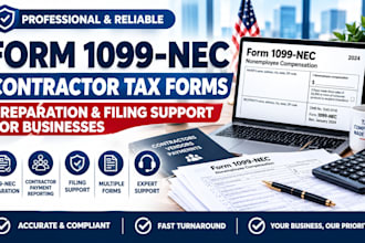 prepare and file your 1099 nec for your business