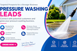 generate pressure washing leads
