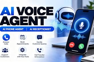 build ai voice agent ai phone agent virtual receptionist and appointment booking
