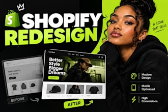 do shopify store design and redesign and christmas shopify store