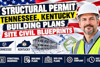 structural permit tennessee, kentucky building plans, site civil blueprints