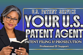 prepare your US patent application with a registered patent attorney