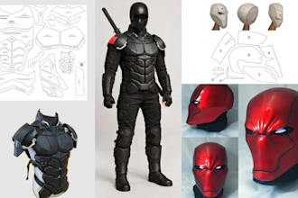 custom weapon pepakura cosplay props eva foam pepakura template 3d printable stl