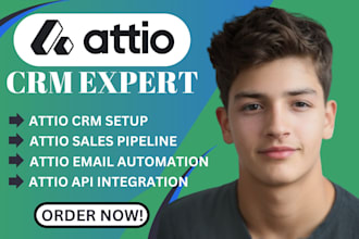 setup attio crm automation workflow sales pipeline zapier attio api integration