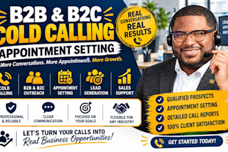 b2b, b2c cold calling, telemarketing and set appointments