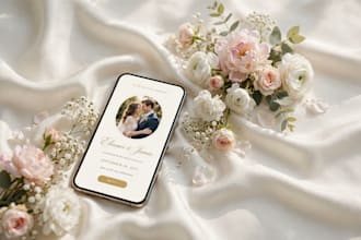 create an interactive wedding invitation website with whatsapp rsvp