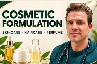 do cosmetic formulation, skincare, haircare, and perfume product formulation