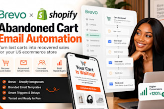 build brevo shopify abandoned cart email automation for US ecommerce retention