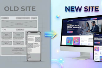 design responsive wordpress website or redesign website