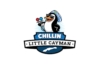 make exceptional cool fun logo with a penguin