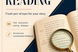 beta read your story and provide thoughtful feedback