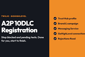 a2p registration on twilio and gohighlevel