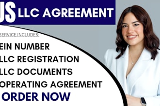 draft a custom llc operating agreement for nonresidents that banks approve