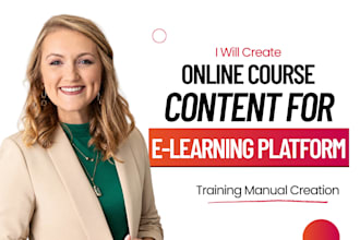 create ebook online course lesson plan training manual and online course content