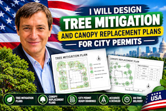 design tree mitigation and canopy replacement plans for city permits