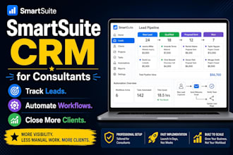 build smartsuite crm for consultants with lead tracking and workflow automation