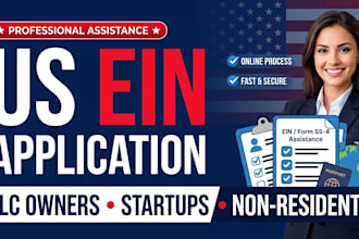 assist with US ein application for llc and business owners