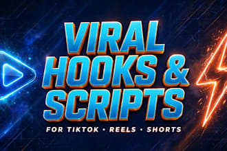 write viral hooks and scripts for your tiktoks and reels