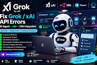 fix grok xai api errors ai agent n8n crm integration grok bot telegram bot grok