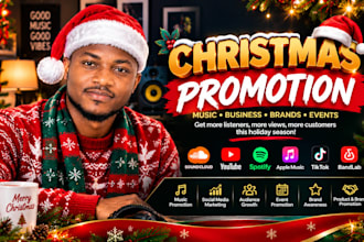 promote your christmas campaigh, holiday offers,and seasonal business
