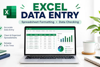 do excel data entry and admin support