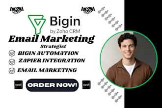 setup bigin email marketing setup bigin crm lead sync