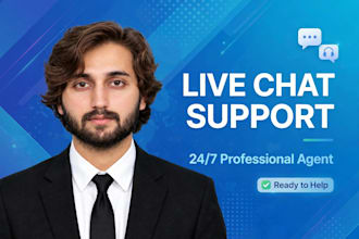 be your professional live chat support agent