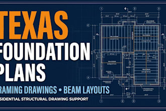 texas foundation plans framing drawings and beam layouts