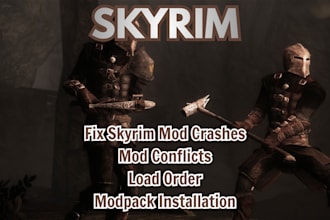 fix skyrim mod crashes, mod conflicts, load order and modpack installation