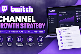 create a twitch channel growth strategy