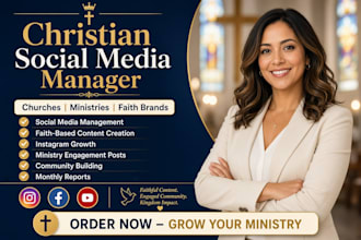 christian social media manager church ministry and instagram marketing expert