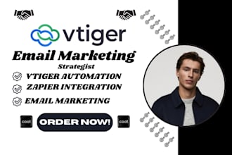 setup vtiger email marketing setup vtiger crm zapier