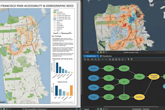 do spatial analysis, gis mapping, and arcgs pro project with 24 hour delivery