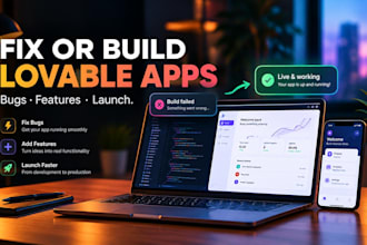 fix or build lovable expert, lovable dev, lovable bug fixing