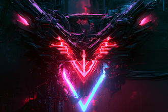 create a futuristic cyberpunk warrior or mercenary