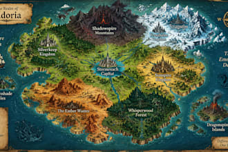 do fantasy map design