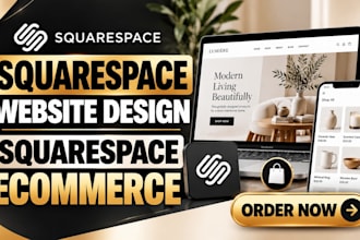 design squarespace ecommerce, squarespace website, squarespace redesign