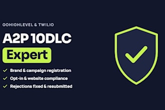do a2p 10dlc registration on gohighlevel and twilio a2p expert