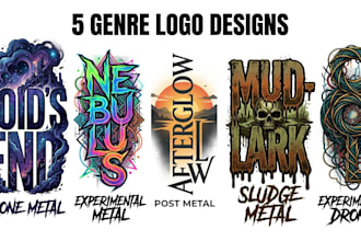 create drone metal experimental metal post metal sludge logo